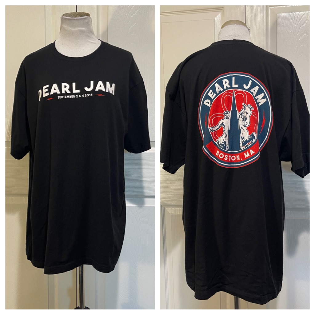 Pearl Jam Boston 2018 Fenway Park Concert TShirt